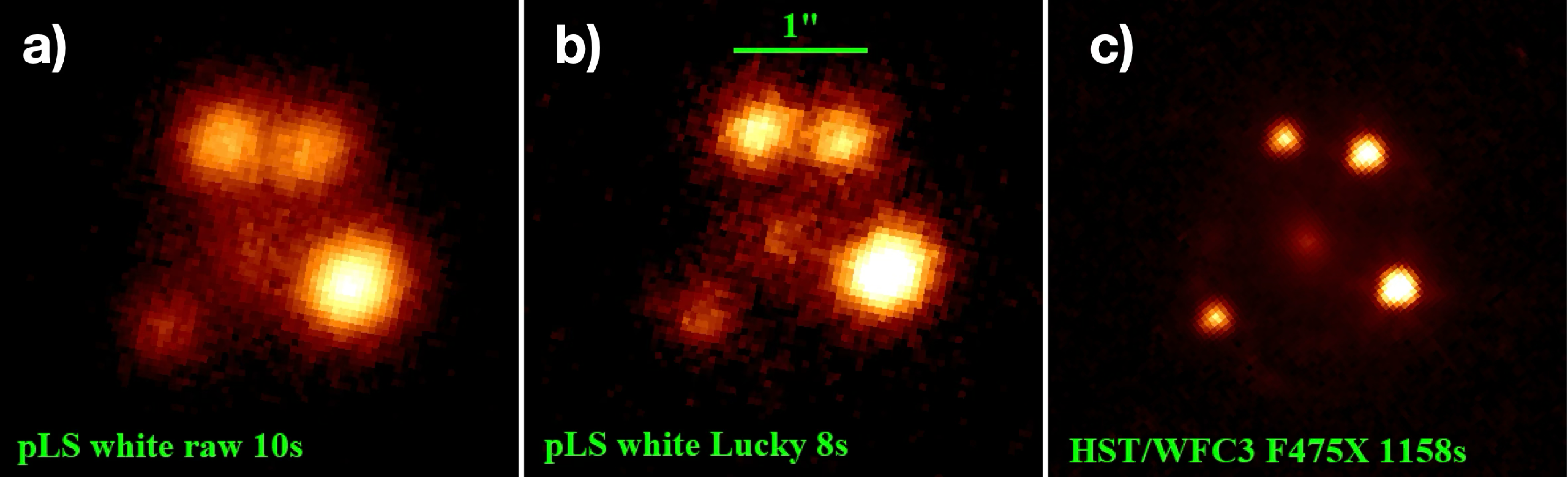 Quadruply lensed quasar